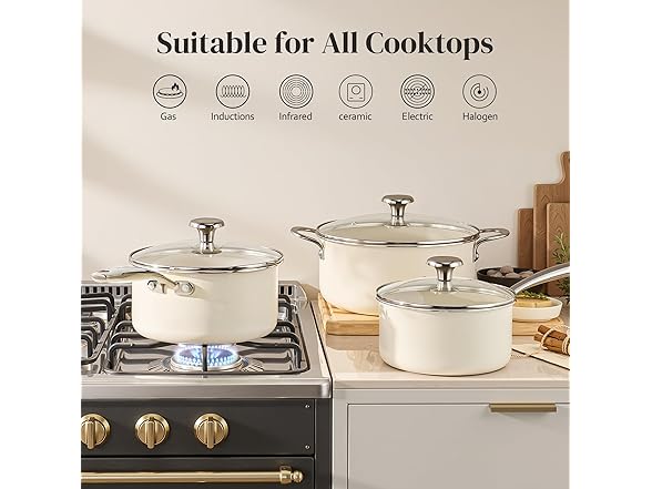 Redchef Cooking Pot 6PC Set
