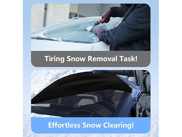 Sompaty Snow Car Windshield Cover