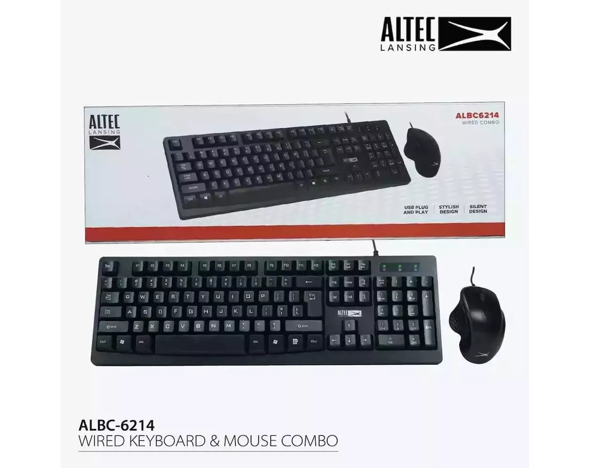 Altec Lansing Wired Keyboard + Mouse Combo - Gallery 4