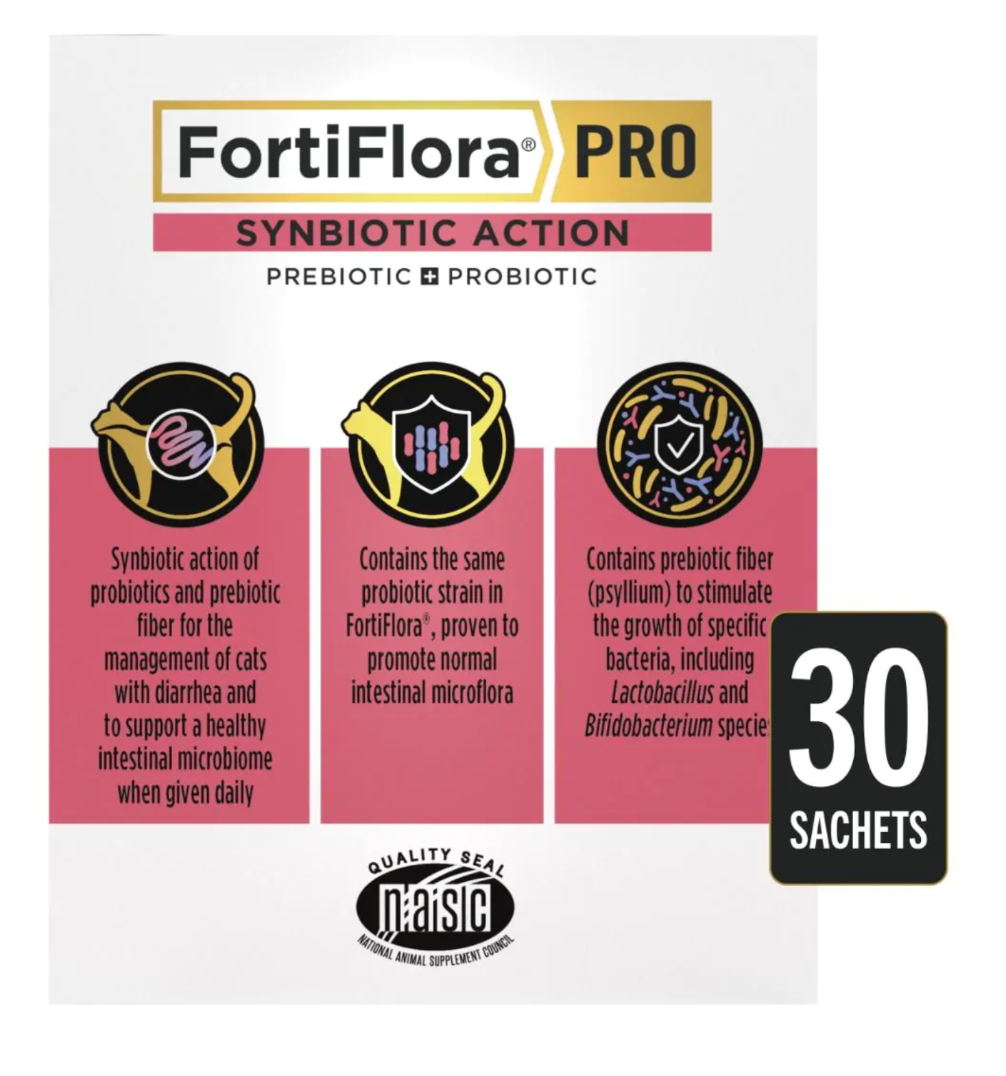 30Ct FortiFlora PRO Synbiotic Action Feline Supplement - Gallery 6
