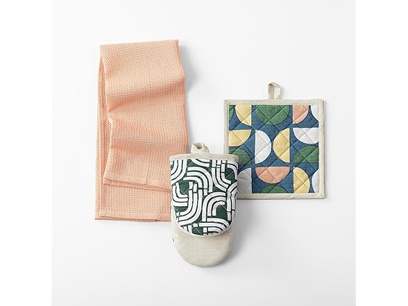 No. 918 3Pc Mini Oven Mitt & Towel Set