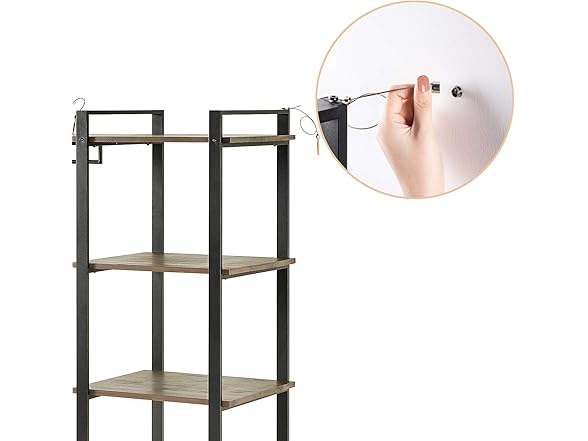 Zinus Brock Etagere Bookcase