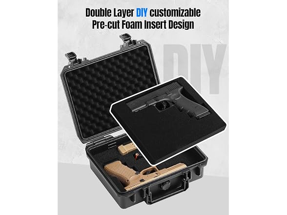 Waterproof Pistol Case 1-2 Guns