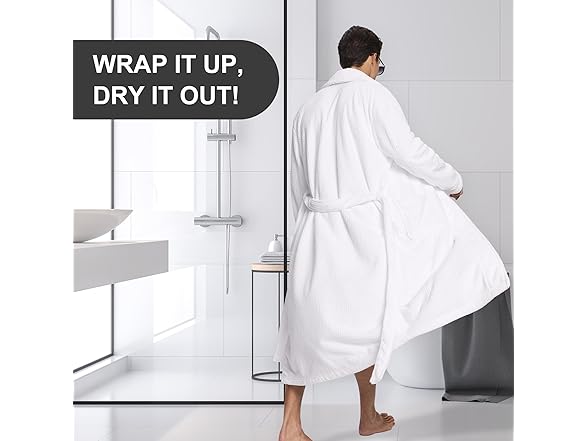 PJGGZ Men's Shawl Collar Bathrobe