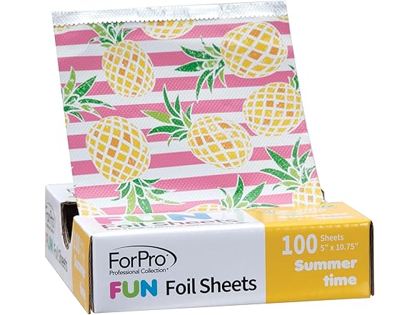 ForPro FUN Summertime 5" Foil Sheets,