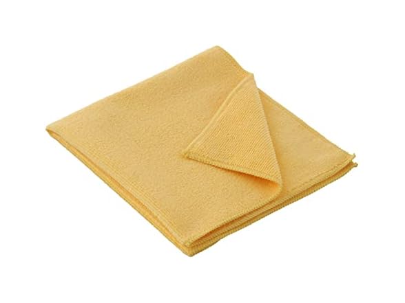 Superio Yellow Microfiber Cleaning Cloth