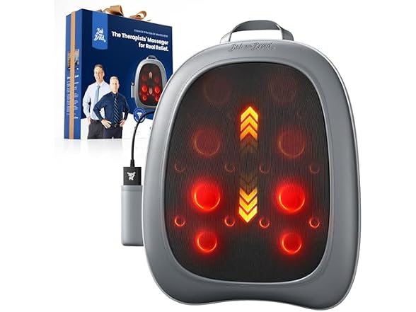 BOB AND BRAD Back Massager for Pain, Gre