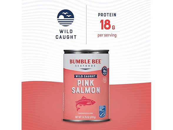 Bumble Bee Canned Pink Salmon, 14.75 oz