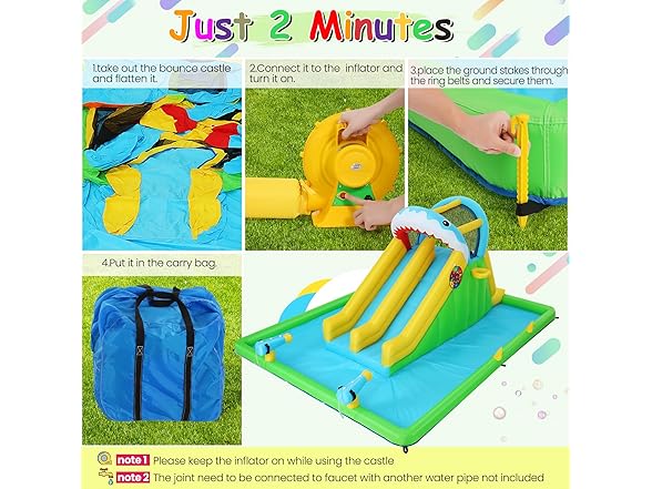 Shark Attack Fun Zone Bounce House