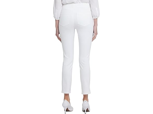 NYDJ Women's White Skinny Ankle (16)