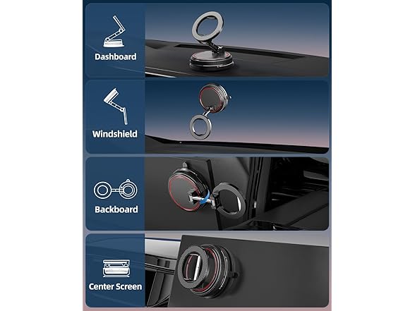 NotiXas 360° Magnetic Phone Holder | MagSafe