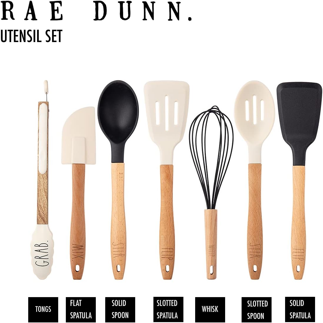 RaeDunn Kitchen Utensil Set - 7pc - Gallery 7