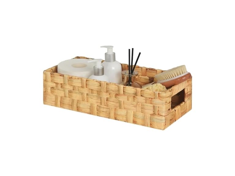 Set of 2 Wicker Basket With Handles