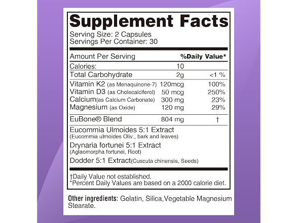 PureBotan EuBone Bone Calcium Supplement