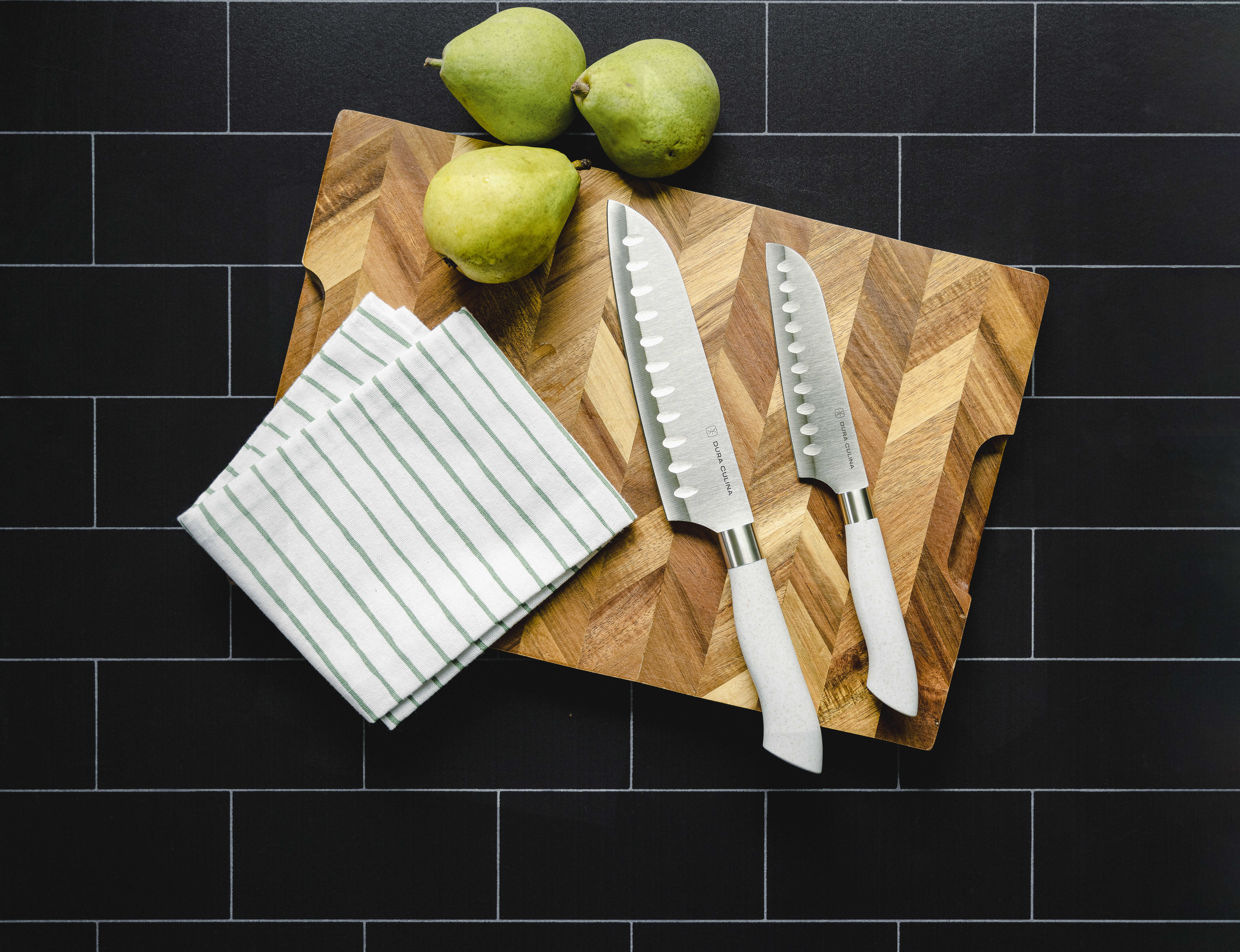 Eco-Friendly 2pc Santoku Knife Set w/ Sheaths - Gallery 12