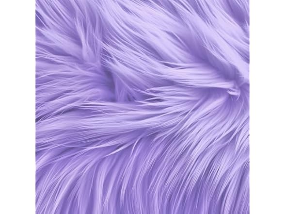 FabricLA Shaggy Faux Fur Square - 8" X 8" Pre-Cut
