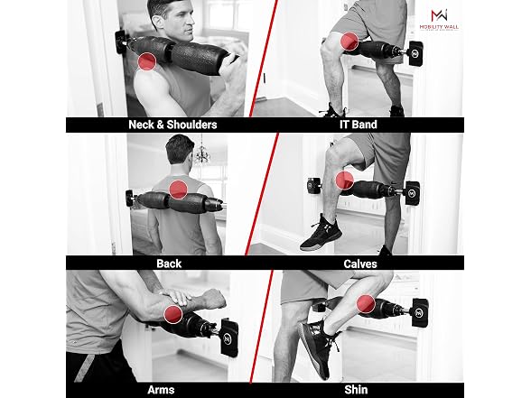 Stand Up Door Mounted Foam Roller