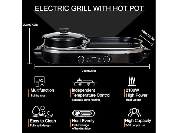 Hot Pot Electric with Grill