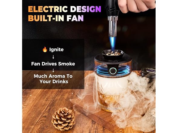 Electric Whiskey Smoker Kit