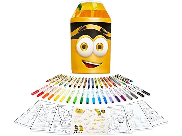 Crayola Coloring Set with Limited Edition Yellow Case