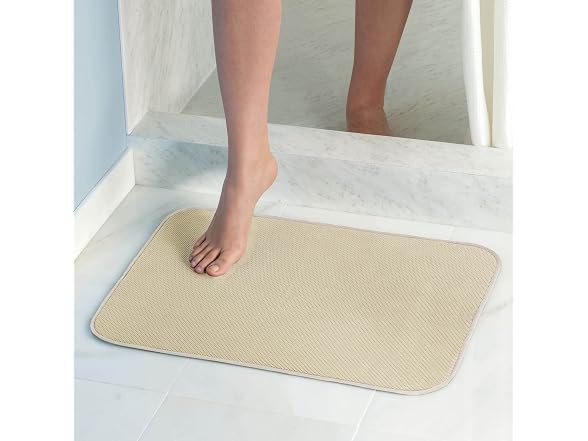 InterDesign iDry Microfiber Shower and Bath Mat