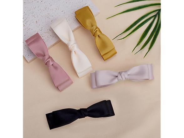 5 PCS Hair Bows Cute Hair Clips for Women
