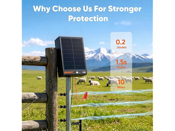 PLOWIC Electric Fence Charger