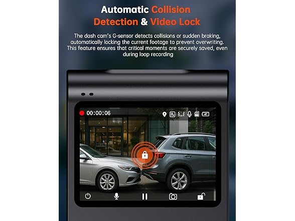 4K Dash Cam | Front and Rear