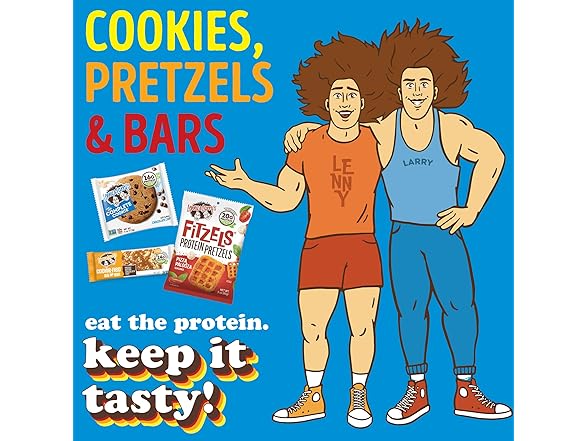 12CT Lenny & Larry's FITZELS Variety Pack, 3 Flavors