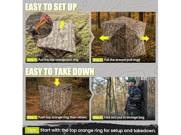HUNTSEN See Through Hunting Blind