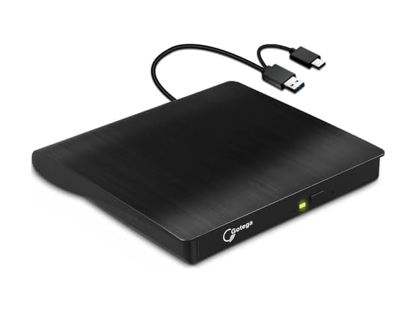 Gotega External CD/DVD Drive USB 3.0 C