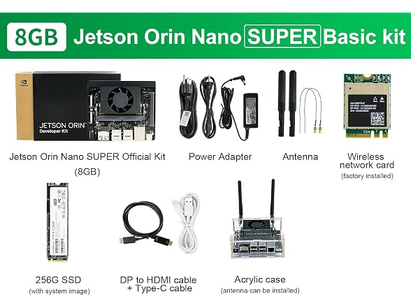 N-VIDIA Jetson Orin Nano 8GB RAM Super