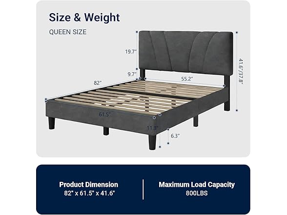 Avenco Avenco Queen Bed Frame