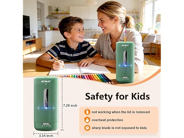 Green Automatic Pencil Sharpener