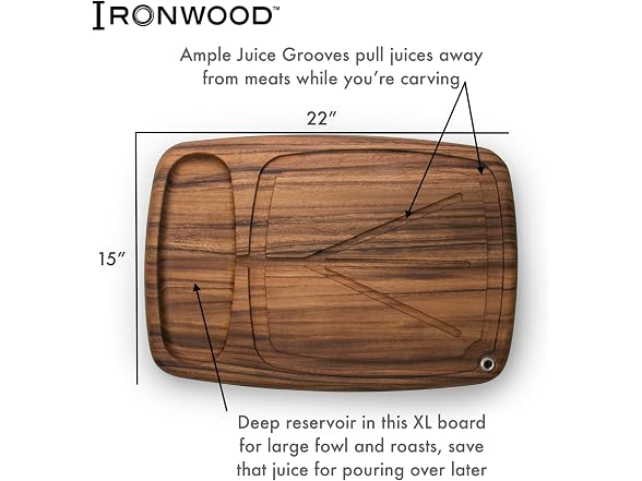 Ironwood Gourmet Kansas City Carving Board