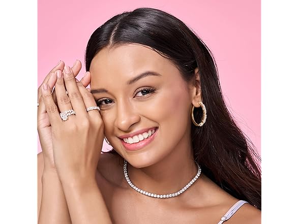Lab Grown Diamond Tennis Necklace