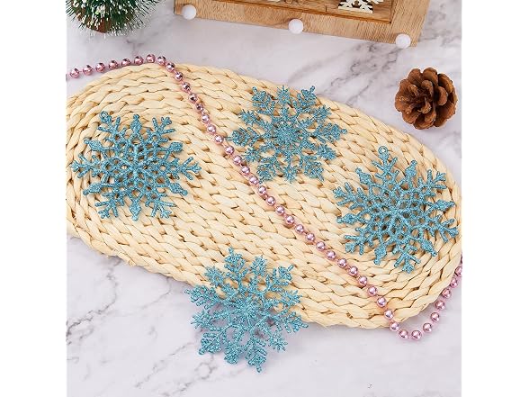 vannyster 24 Pcs Christmas Snowflake Orn - Gallery 3