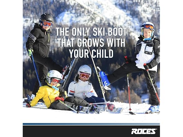 ROCES Idea Up Adjustable Ski Boots (22.5-25.5)