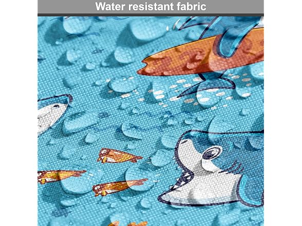 Ambesonne Shark Fabric by The Yard