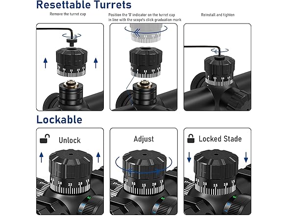 UUQ 4-16X44AO Rifle Scope