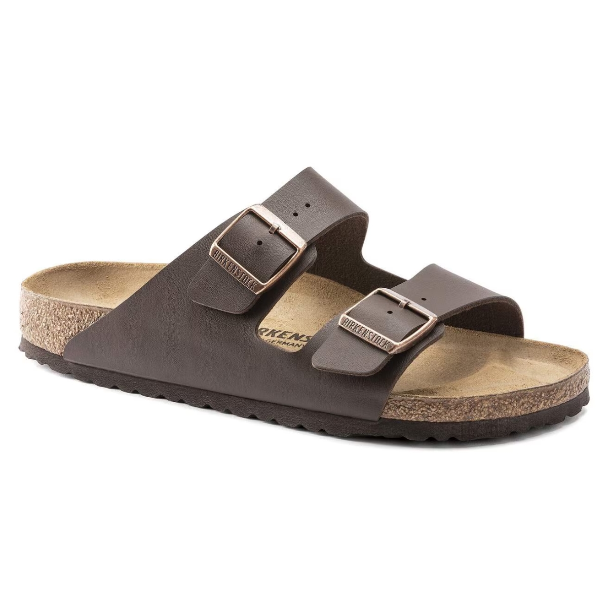 Birkenstock Unisex Arizona Birko-Flor Dark Brown (Open Box) - Gallery 5