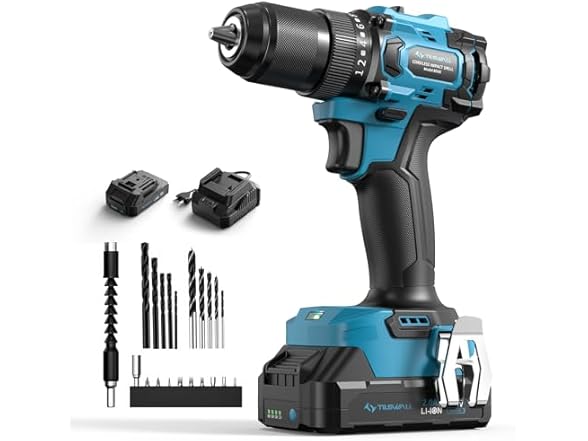 TILSWALL BD60 Cordless Drill Kit