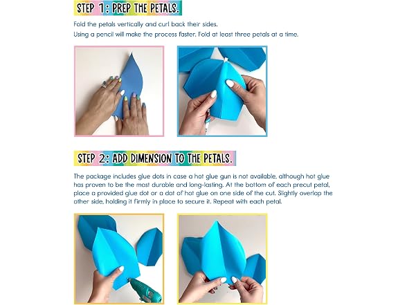 Carson Dellosa Creatively Inspired 3-Piece 3D Large Flowers
