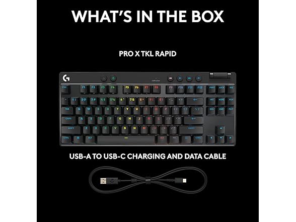 Logitech G PRO X TKL Rapid Gaming Keyboard