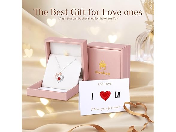 Moshen July Ruby Heart