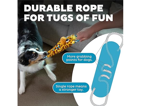 Outward Hound Ropiez Rope Interactive Dog Tug