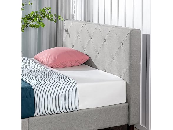 Zinus Shalini Upholstered Platform Bed Frame