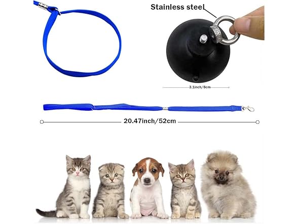 TaiyeHao 4 Pieces Dog Bathing Tether