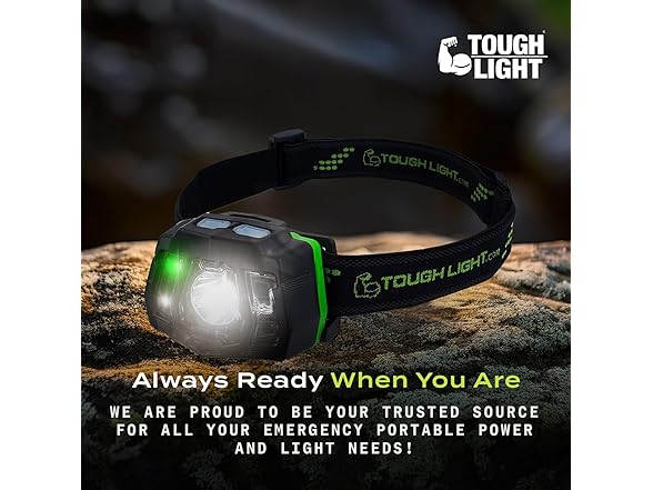 Tough Light LED Headlamp, Rechargeable