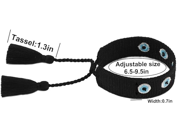 DGRIEKLA Evil Eye Woven Bracelet